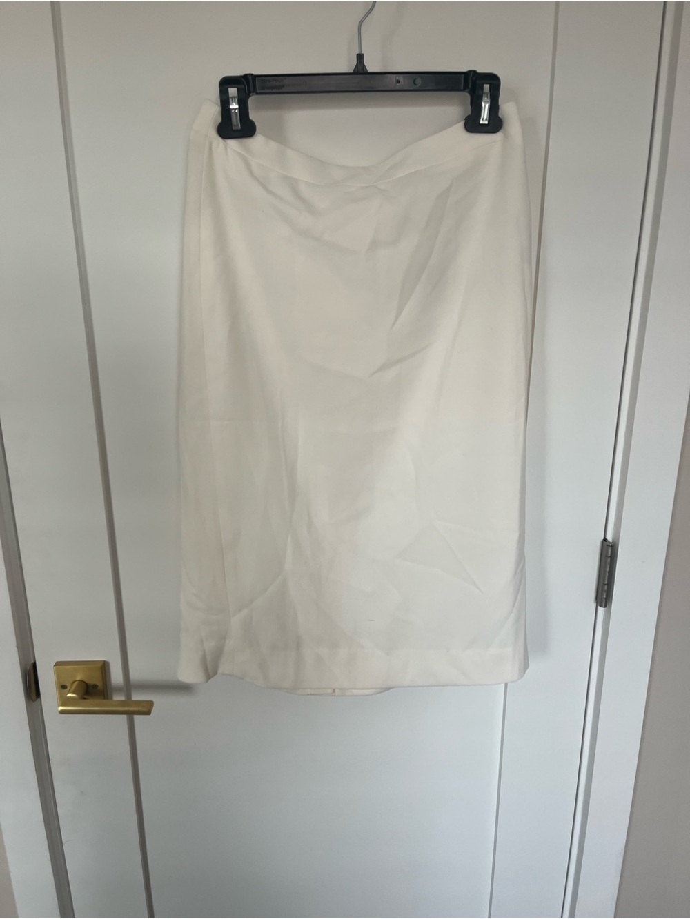 J. Crew Cream A-Line Midi Skirt